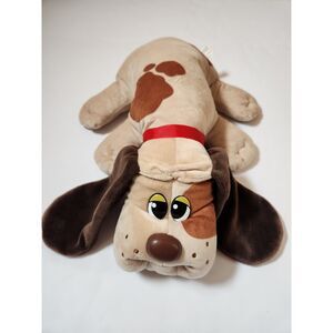 Pound Puppies brown spotted dog stuffed animal Basic Fun Inc